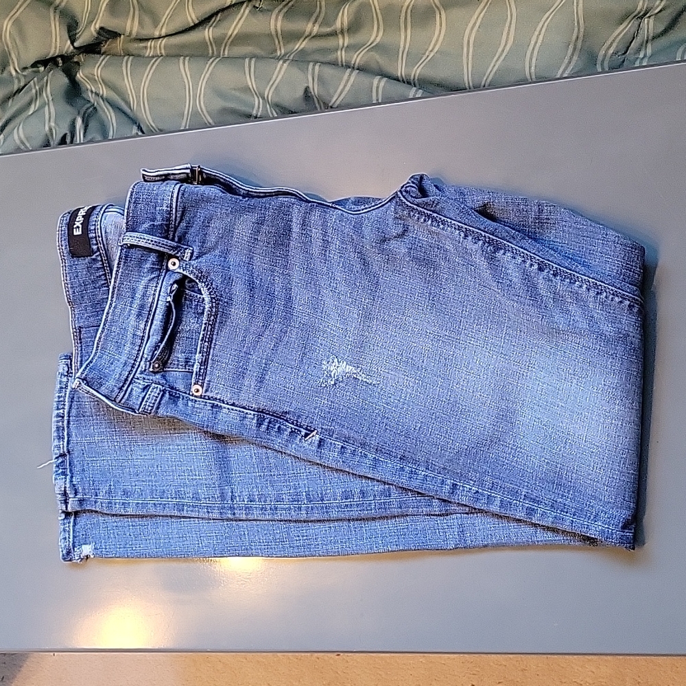 Express Super Skinny Performance Jeans Size 4R - EUC